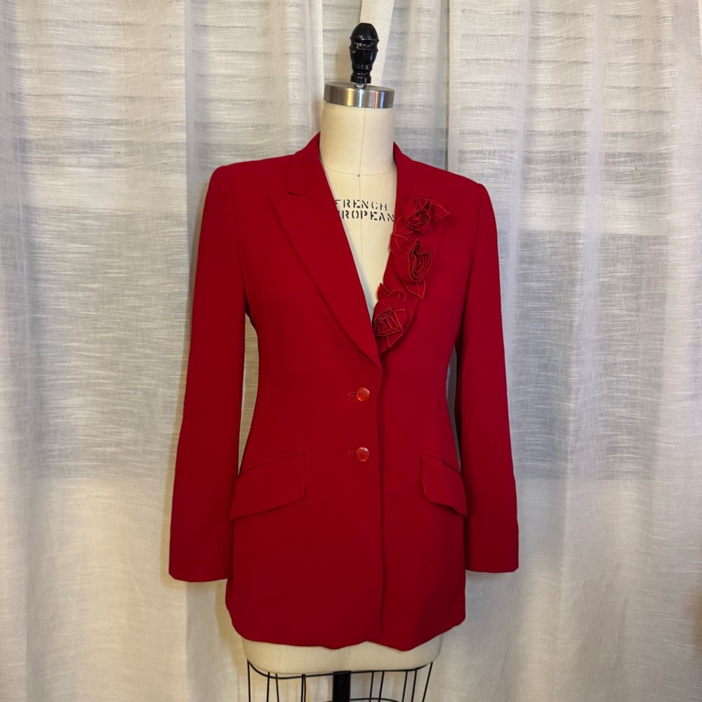 Vintage Escada Red Blazer
